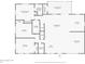 Detailed floor plan showcasing layout of bedrooms, bathrooms, kitchen, living room, screened patio, and storage at 300 Hickory Ct, Apopka, FL 32712