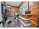 The cedar closet has plenty of storage space with shelving and space for containers and bins at 300 Hickory Ct, Apopka, FL 32712