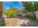 The backyard has a wooden fence, a few trees and sparse grass at 3711 Shady Grove Cir, Orlando, FL 32810