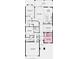 Detailed floor plan showcasing the layout of the home, including bedrooms, bathrooms, and living spaces at 4210 Barbuda Ln, Kissimmee, FL 34758