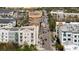 Aerial view of a bustling street with shops, restaurants and residential buildings at 4608 Atwood Dr, Orlando, FL 32828