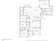 Detailed floor plan showcasing layout with bedrooms, bathrooms, kitchen, and living areas at 4608 Atwood Dr, Orlando, FL 32828