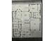 Detailed floor plan showcasing the layout, including the bedrooms, kitchen, living areas, and garage at 4608 Atwood Dr, Orlando, FL 32828