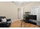 Home office space with a black leather chair and modern desk at 4608 Atwood Dr, Orlando, FL 32828