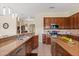 Beautiful kitchen with stainless steel appliances, wood cabinets, and granite countertops at 4608 Atwood Dr, Orlando, FL 32828