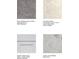 Selection of interior finishes including carpet, tile, cabinets, and granite countertops at 531 Wayland Dr, Haines City, FL 33844