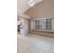 Dining nook with a built-in bench and large window, and tile floors at 622 Tomlinson Ter, Lake Mary, FL 32746