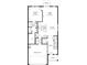 Detailed first floor floorplan featuring a five-car garage, porch, foyer, and open-concept living area at 877 Rivers Crossings St, Clermont, FL 34714