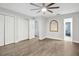 Bedroom featuring a closet and a ceiling fan at 949 Shadow Oaks Rd, Kissimmee, FL 34744
