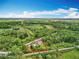 Aerial view of a large lot with potential property lines highlighted at 9506 Number Two Rd, Howey In The Hills, FL 34737