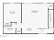 Floor plan displaying a bedroom, living room, bathroom, kitchen and breakfast nook at 14826 Deaton Aly, Orlando, FL 32827