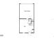 First floor floor plan with a flex space, garage, and open rail stairs at 15089 Grove Lake Dr, Winter Garden, FL 34787