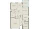 Detailed floor plan featuring a spacious kitchen, gathering room, and owner's suite at 1524 Groveline Rd, St Cloud, FL 34771