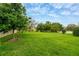 Spacious backyard with mature trees and lush green grass at 15862 Citrus Grove Loop, Winter Garden, FL 34787