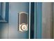 Close up of the Kwikset smart lock on the front door at 16103 Silver Brook Way, Winter Garden, FL 34787