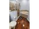 Bathroom showcasing a tiled walk-in shower and a separate soaking tub at 2157 Island Walk Dr, Orlando, FL 32824