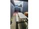 Enclosed patio space with picnic table; perfect for outdoor dining and relaxation at 2157 Island Walk Dr, Orlando, FL 32824