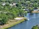 Picturesque lakefront with beach volleyball, dock and recreation area at 2501 Grassy Point Dr # 103, Lake Mary, FL 32746