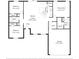 Detailed floor plan of the home showing the layout of rooms and dimensions at 337 Southern Winds Blvd, Deland, FL 32720