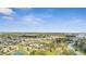 Expansive community featuring a pool, playground, pond, and well-maintained landscaping from above at 338 Wooded Vine Dr, Winter Springs, FL 32708