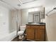 Bathroom features a shower and tub combo, updated vanity and plenty of lighting at 485 Forestway Cir # 108, Altamonte Springs, FL 32701