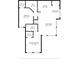 Floor plan with dimensions, showcasing the layout of the house at 485 Forestway Cir # 108, Altamonte Springs, FL 32701