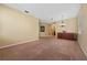 Large living room with carpet flooring and neutral paint at 5007 Bellthorn Dr, Orlando, FL 32837