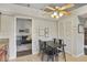 Functional kitchenette open to living space, featuring a table with seating for casual dining at 520 Starstone Dr, Lake Mary, FL 32746