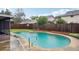 Backyard oasis features a private in-ground pool, great for recreation and relaxing outdoors at 520 Starstone Dr, Lake Mary, FL 32746