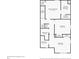 Second floor plan featuring the main bedroom, two bathrooms and two additional bedrooms at 8919 Bismarck Palm Rd, Kissimmee, FL 34747