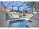 This relaxing pool has a screen to keep the bugs out so you can enjoy a refreshing swim at 8919 Bismarck Palm Rd, Kissimmee, FL 34747