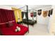 A cozy bedroom setup with two beds, each with unique Harry Potter themes at 8940 Coconut Breeze Dr, Kissimmee, FL 34747
