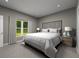 Comfortable bedroom with natural light, neutral décor, and plush bedding for a relaxing retreat at 907 Donahue Pass, Lake Hamilton, FL 33851