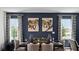 Elegant dining room featuring modern decor and a large window overlooking the exterior at 16341 Lakelet Aly, Winter Garden, FL 34787
