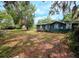 Expansive backyard with mature trees, providing ample shade and a serene outdoor space at 245 S Rhodes St, Mount Dora, FL 32757