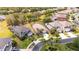 Aerial view of a suburban neighborhood with well-maintained homes and mature landscaping at 2805 Lido Key Ct, Kissimmee, FL 34747