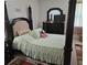 Bedroom with decorative bed and furniture set at 3265 Stratton Cir, Kissimmee, FL 34744