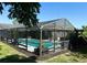 Beautiful backyard oasis featuring a sparkling pool and relaxing screened enclosure at 415 Seville Ave, Altamonte Springs, FL 32714