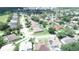 Neighborhood aerial view with mature trees, well-maintained lawns, and community pools at 4906 Keaton Crest Dr, Orlando, FL 32837