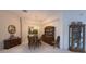 Bright dining room featuring classic furniture, chandelier and room for entertaining guests at 4906 Keaton Crest Dr, Orlando, FL 32837