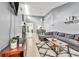 Open-concept living room with vaulted ceilings and adjacent dining area at 701 Saint Michael Ln, Altamonte Springs, FL 32714