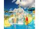 Waterpark with a dumping bucket with a figure standing on top, and slides in the background at 7647 Fairfax Dr, Kissimmee, FL 34747