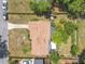 Overhead view of a well-maintained single-Gathering home and landscaped backyard in a peaceful neighborhood at 920 Gloriosa Ave, Winter Park, FL 32789