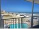 Balcony view with ocean, beach, and pool views at 935 S Atlantic Ave # 355, Daytona Beach, FL 32118