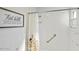 This bathroom features a tub and shower combination with a modern shower curtain at 935 S Atlantic Ave # 355, Daytona Beach, FL 32118