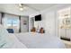 Relax in this spacious bedroom with water views, complete with TV and ensuite access at 935 S Atlantic Ave # 355, Daytona Beach, FL 32118
