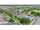 An aerial view of the home highlighting the backyard and surrounding neighborhood at 12691 Calderdale Ave, Windermere, FL 34786