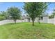 Spacious backyard featuring lush green grass and a privacy fence, perfect for outdoor activities at 12691 Calderdale Ave, Windermere, FL 34786