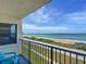 Enjoy ocean views from this condo's private balcony with black railings at 3100 Ocean Shore Blvd # 4030, Ormond Beach, FL 32176