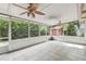 Screened patio offering great outdoor living with a view of the fenced-in backyard at 3520 N Westmoreland Dr, Orlando, FL 32804